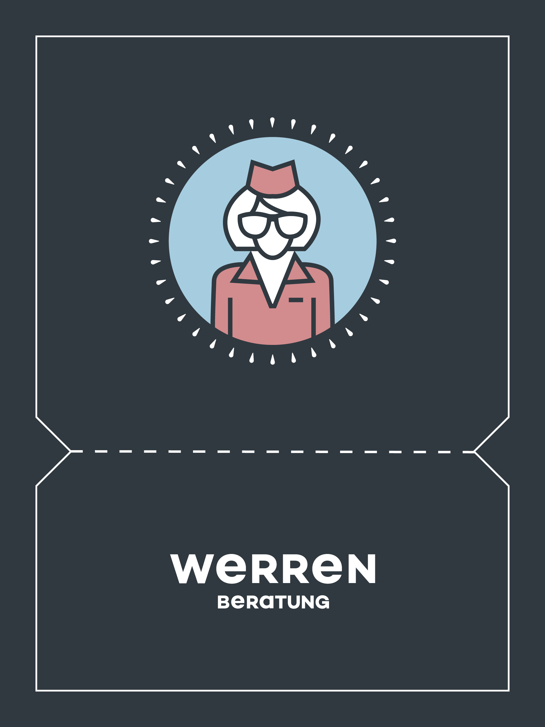 Logo Gestaltung von Werren Beratung | Konzept und Grafik von Häberli zur Grafik, Burgdorf Brand Logo Gestaltung Corporate Design Werren Beratung| Professionelle Entwicklung einer Marke |