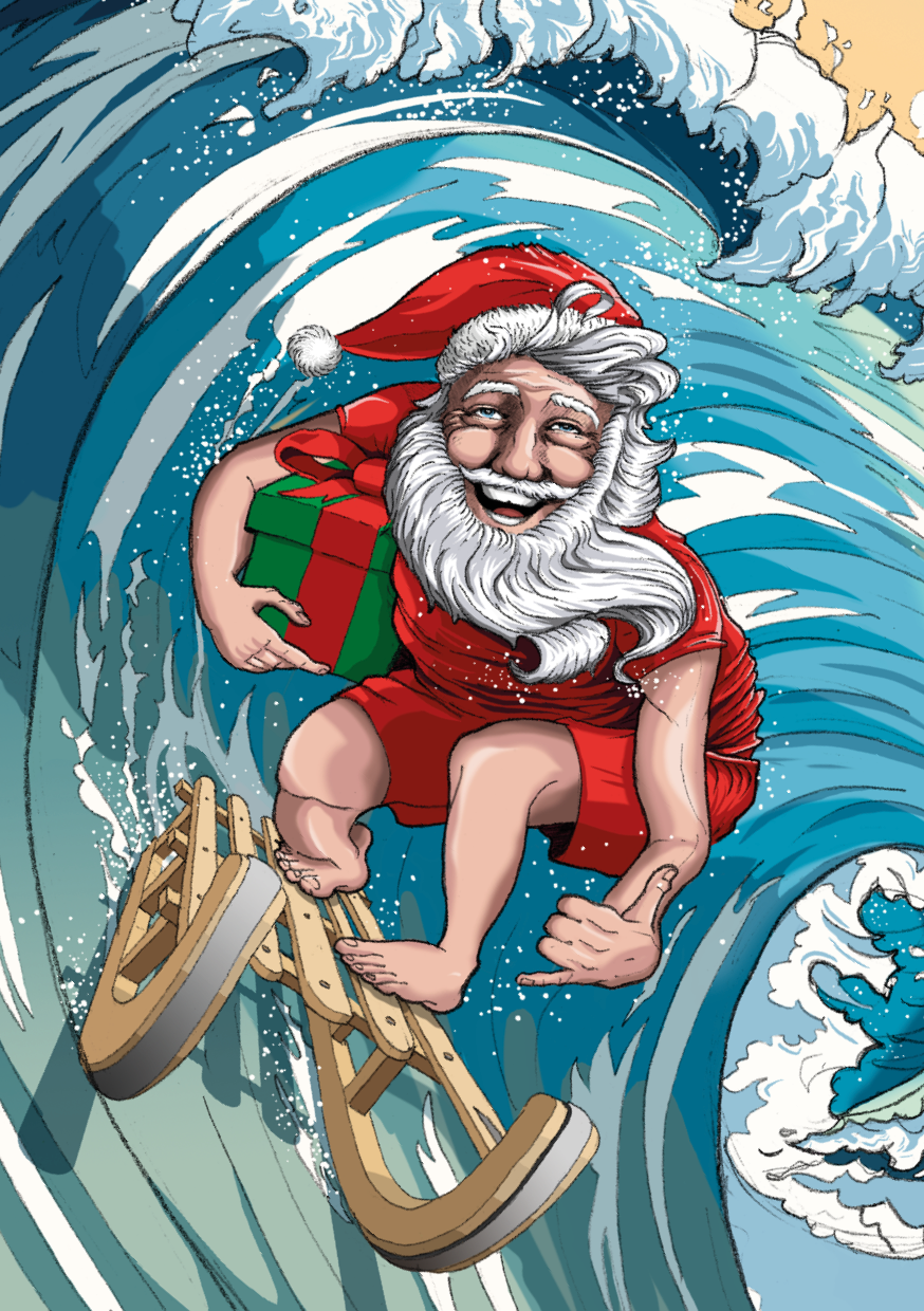 Santa Claus Weihnachtskarten Santa Claus Weihnachtskarten